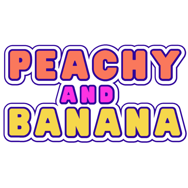 Peachy and Banana logo