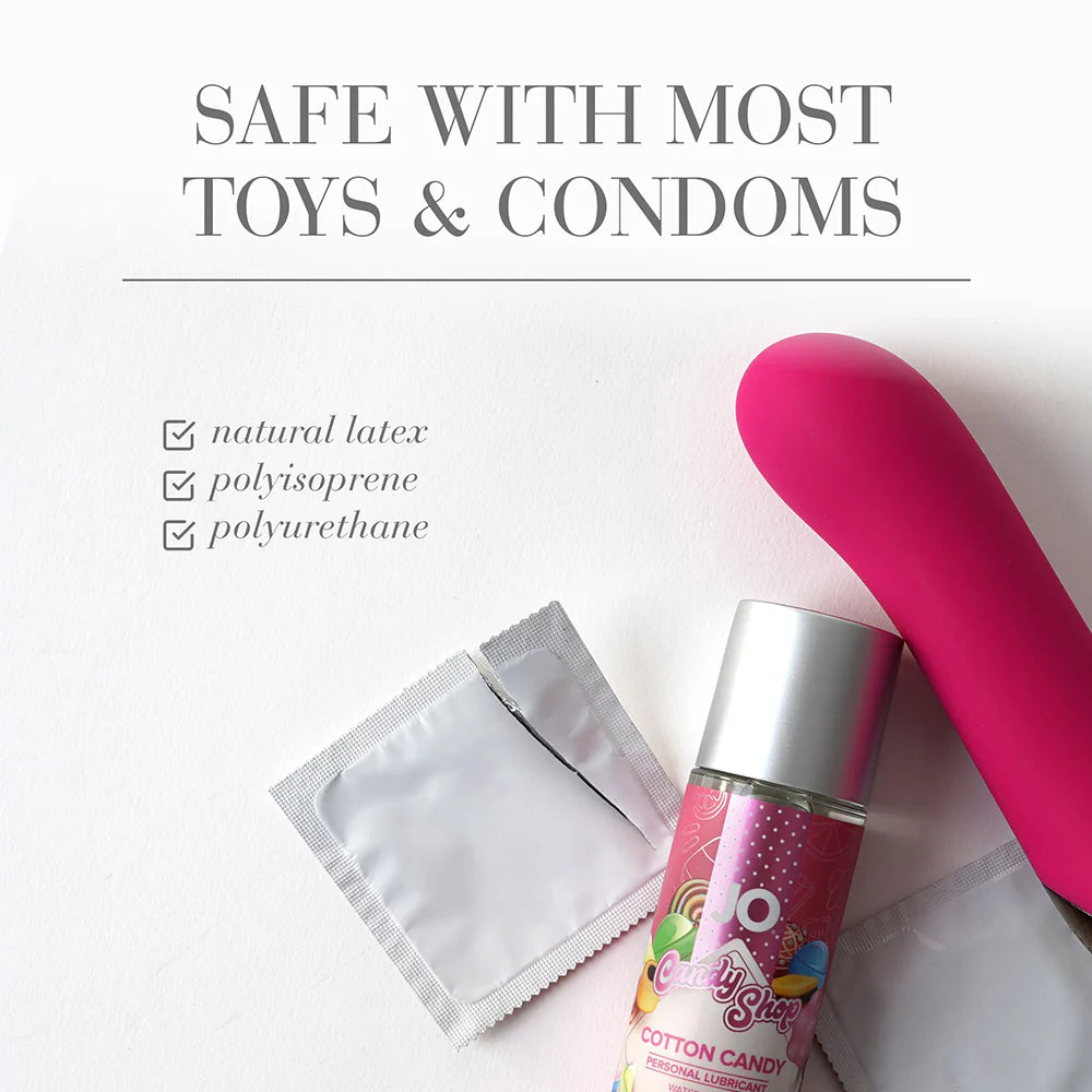 JO Candy Shop-Cotton Candy Flavored- Water-Based Lubricant 2 oz.