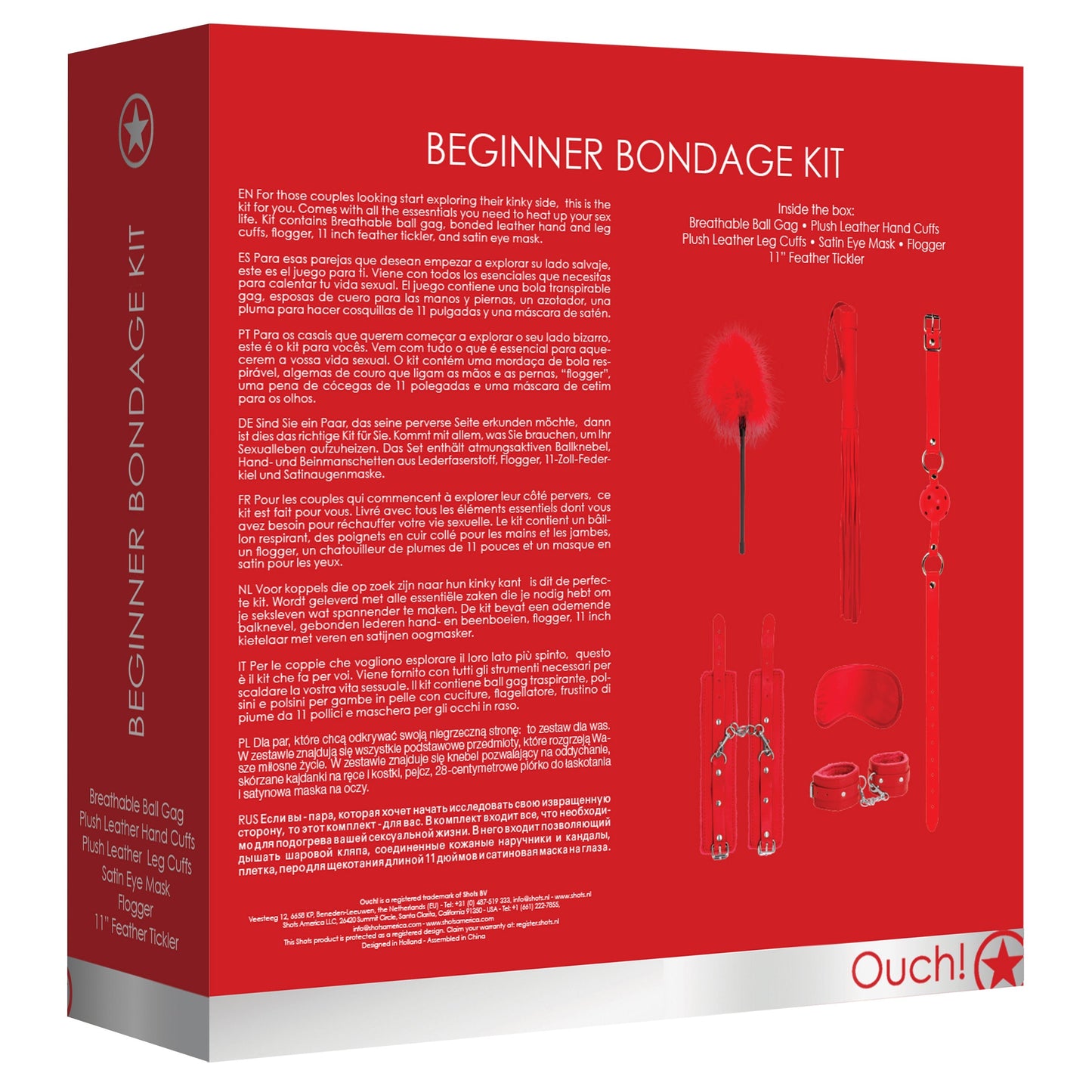 Beginners Bondage Kit - Red