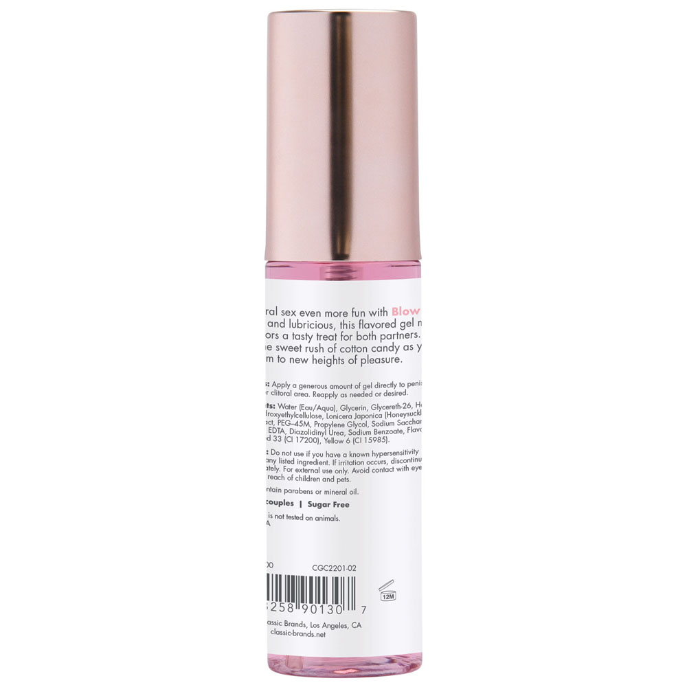 Blow Me Flavored Oral Sex Gel Sugar Rush 2 Fl Oz