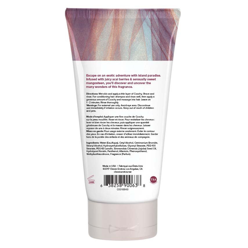Coochy Shave Cream - Island Paradise - 3.4 Oz