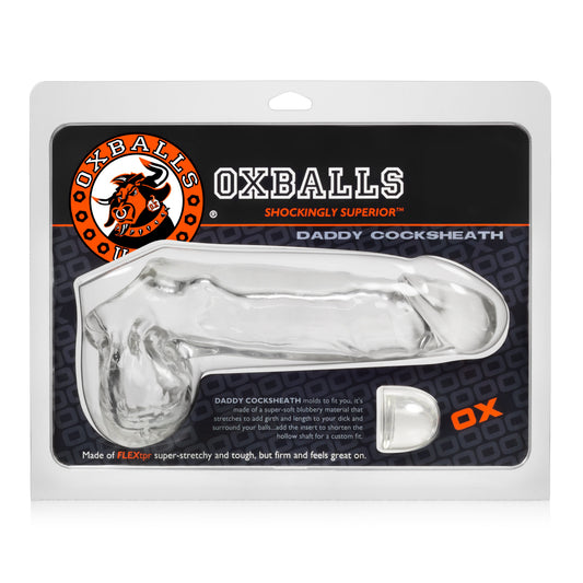 Daddy Cocksheath With Balls - Clear