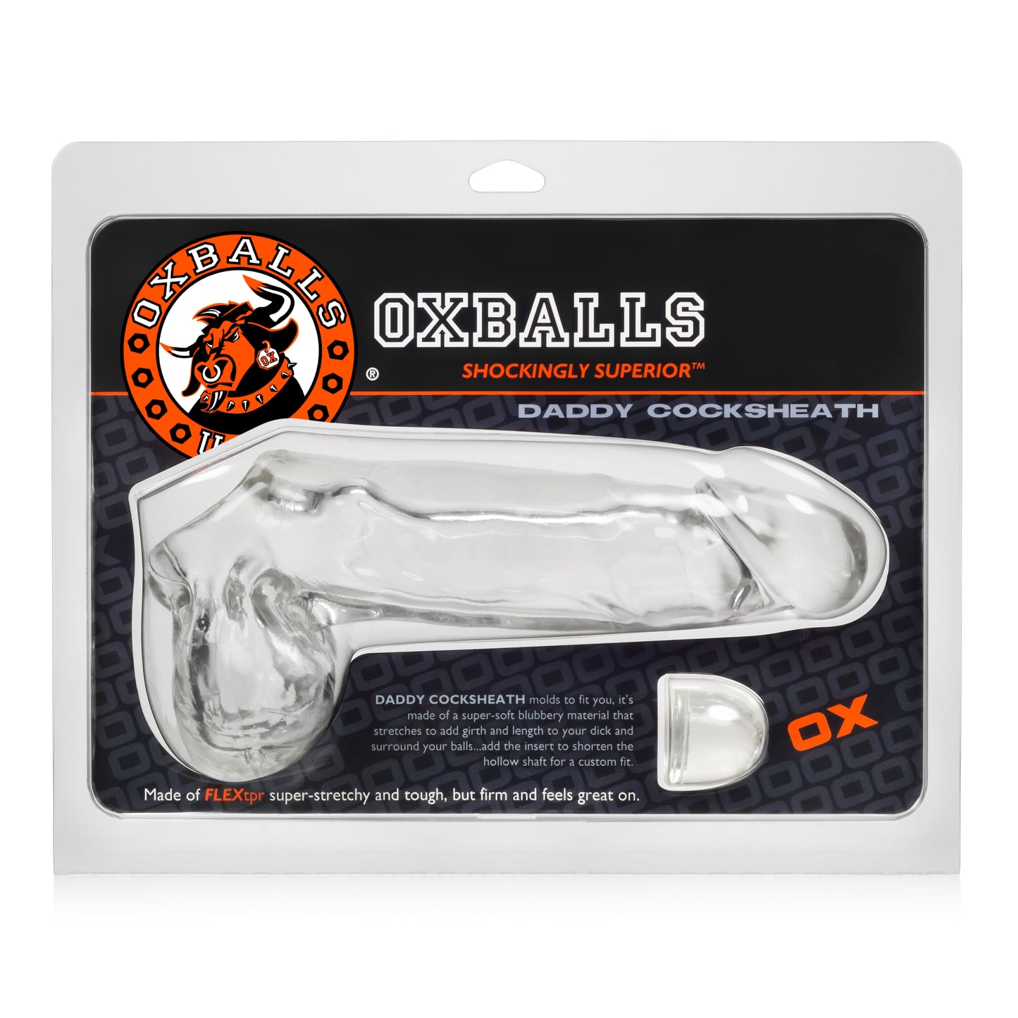 Daddy Cocksheath With Balls - Clear