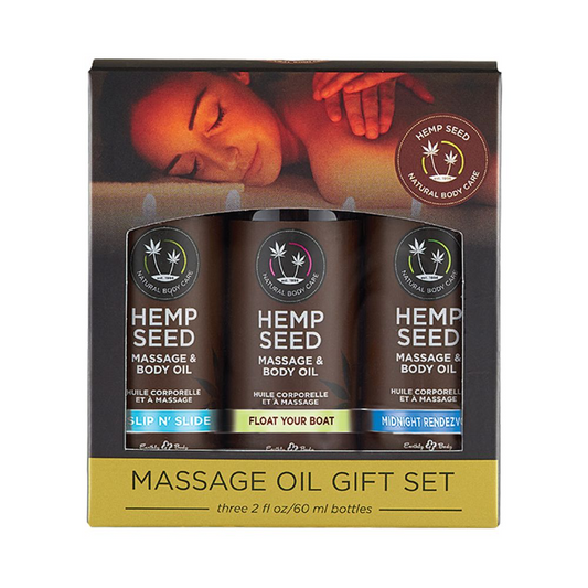 Earthly Body Hemp Seed Massage Gift Set