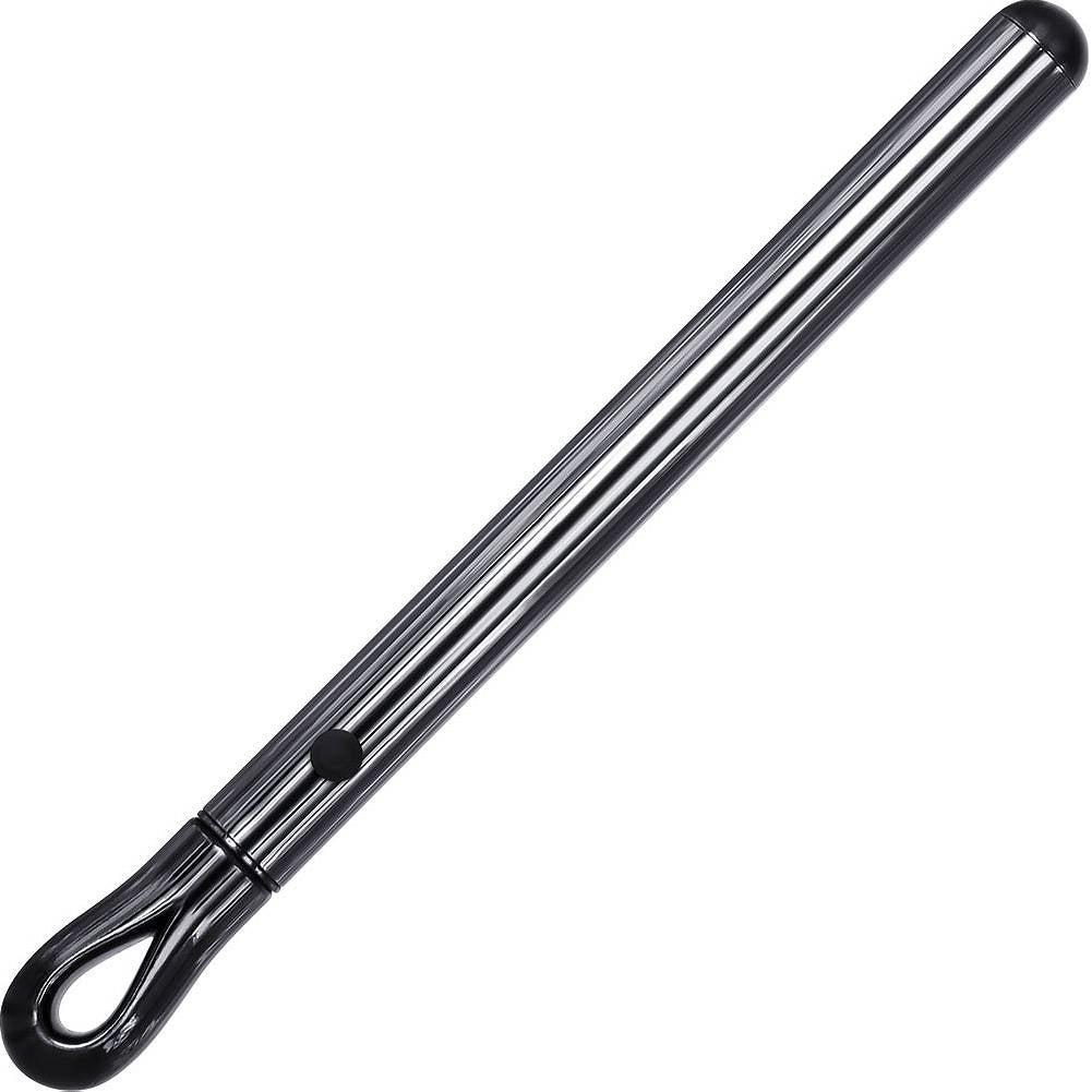 Evolved Pen Pal Rechargeable Metal Pen Vibrator Chrome Peachy and Banana Evolved Pen Pal Rechargeable Metal Pen Vibrator Chrome Peachy and Banana