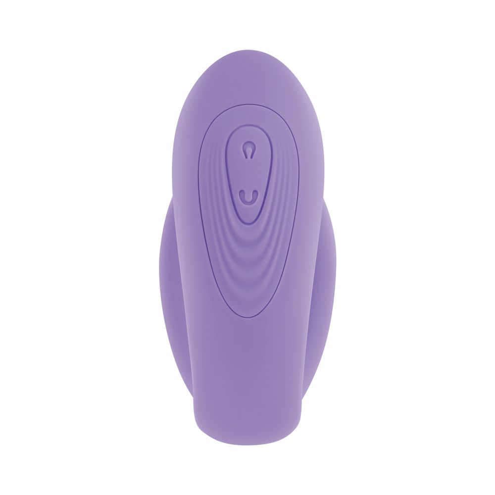 Evolved Petite Tickler Rechargeable Remote-Controlled Silicone Dual Stimulator Purple