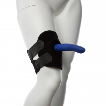 Gender Fluid Thigh Rider Strap-on Harness - Small- Large - Black