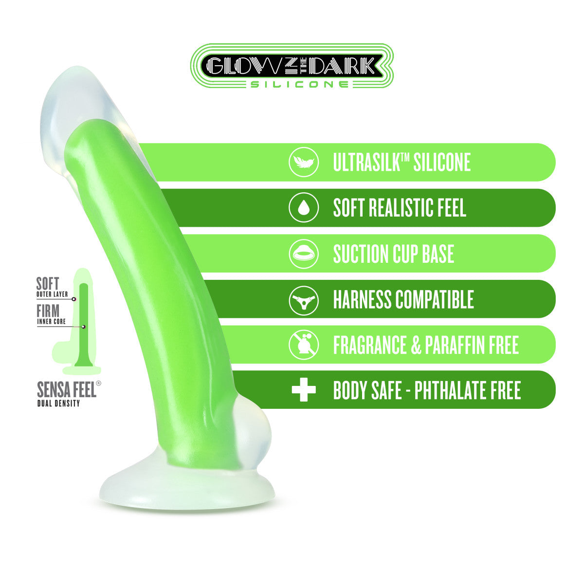 Glow in the Dark -7 Inch- Neon Green