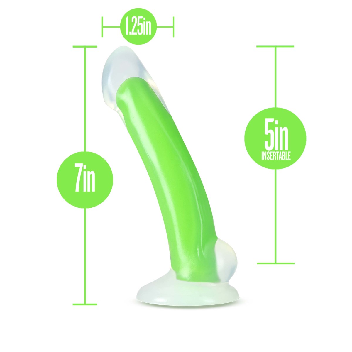 Glow in the Dark -7 Inch- Neon Green