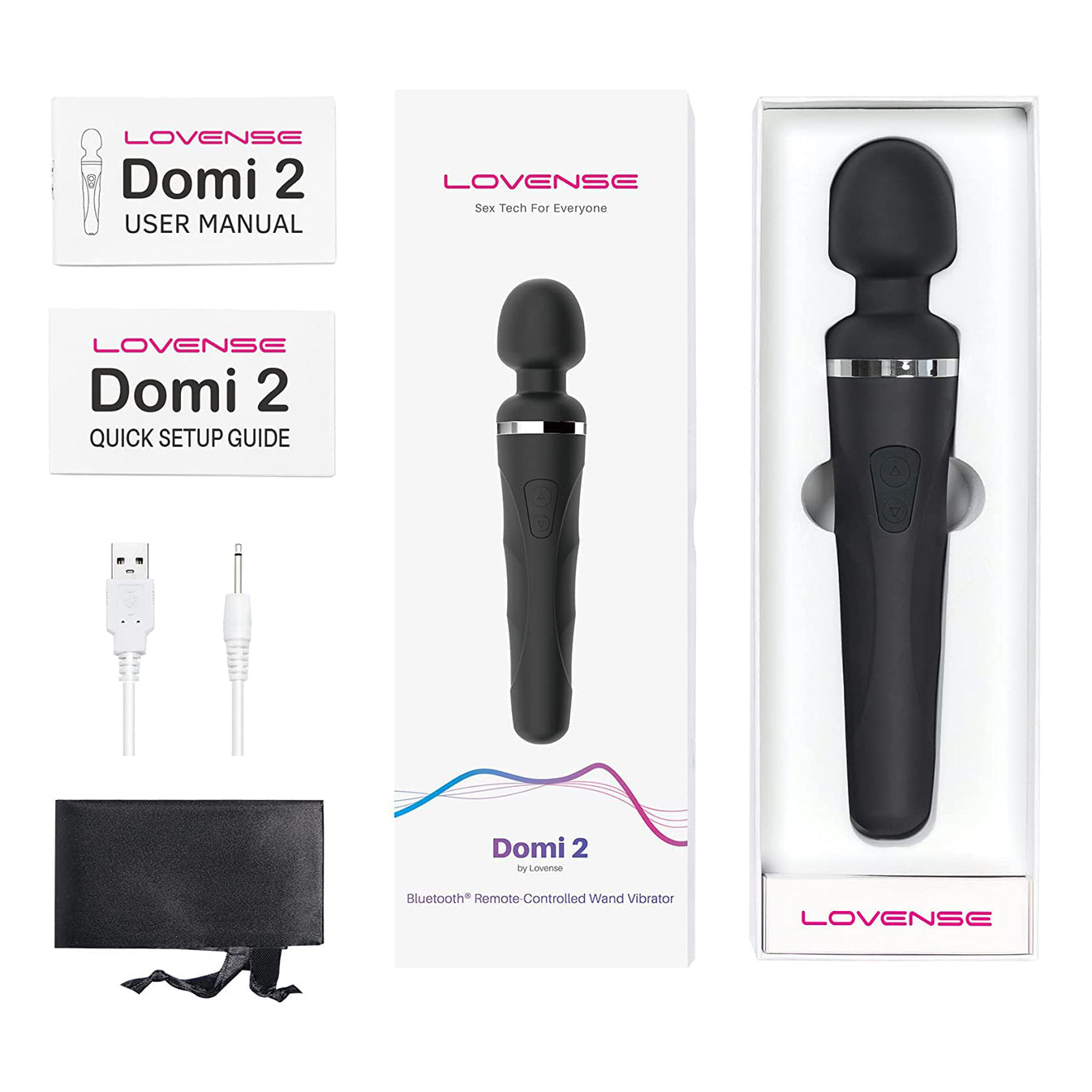Lovense Domi 2 Bluetooth Programmable Wand Vibrator