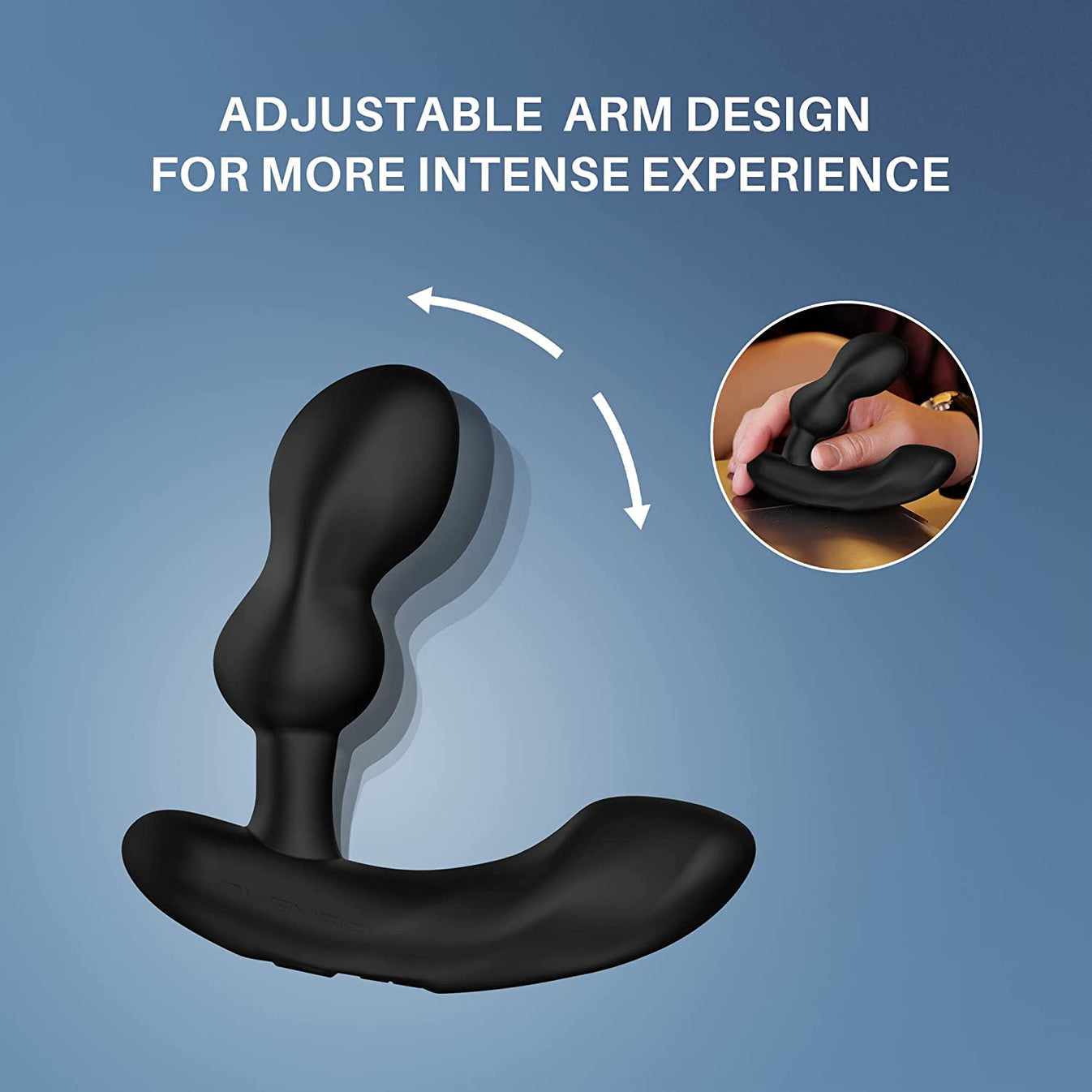 Lovense Edge 2 Bluetooth Remote-Controlled Adjustable Prostate Massager