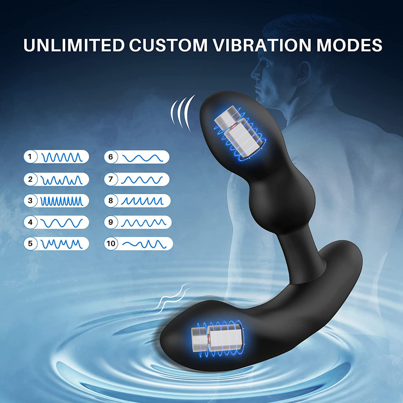 Lovense Edge 2 Bluetooth Remote-Controlled Adjustable Prostate Massager