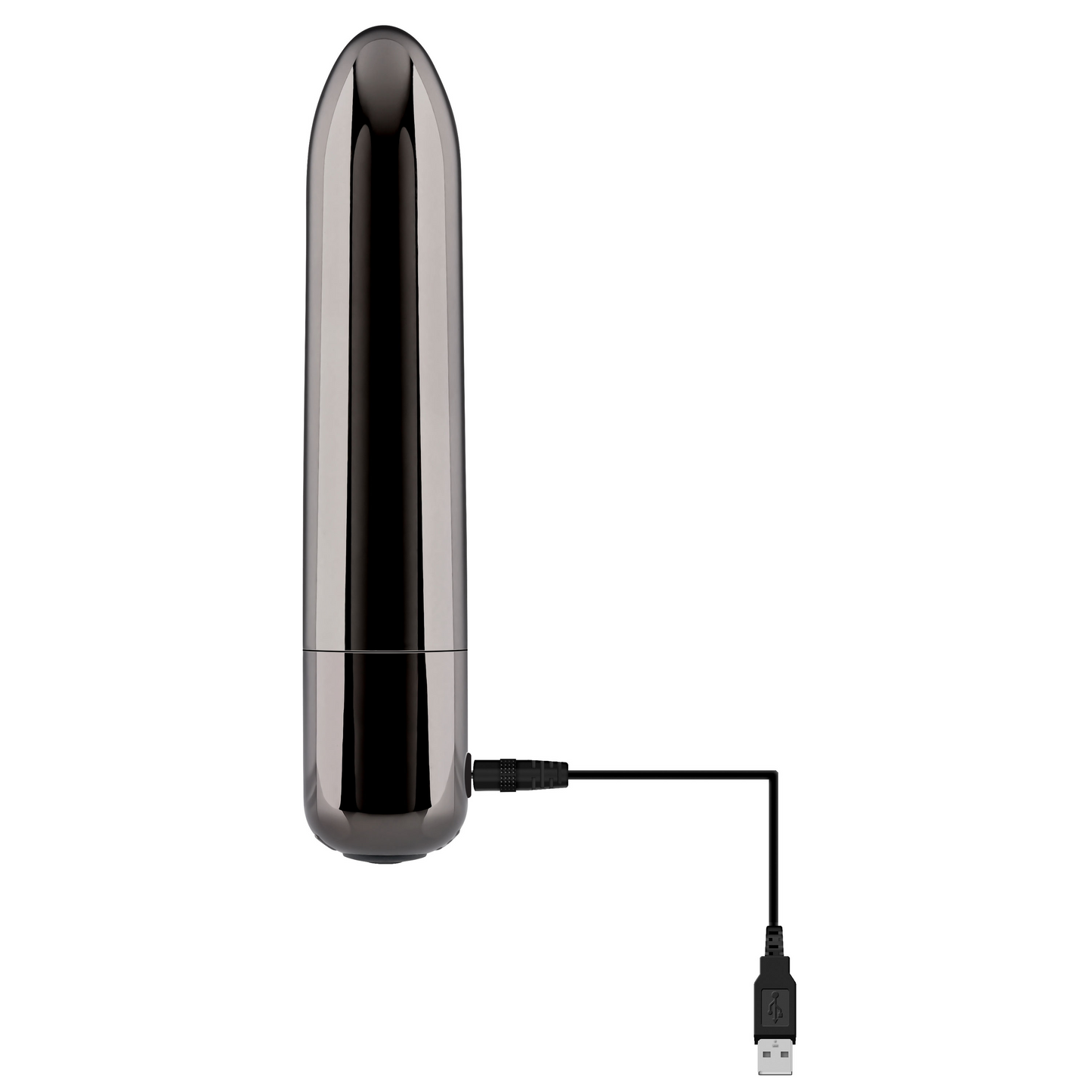 Real Simple Bullet Vibrator - Black Chrome
