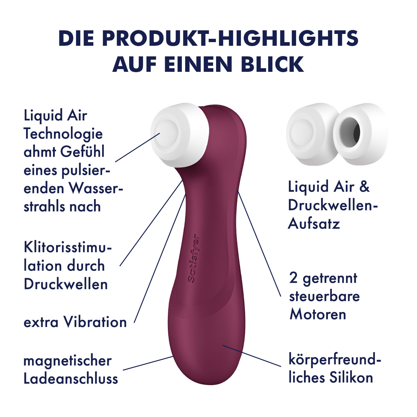 Satisfyer Pro 2 Generation 3 W/ App Wine Red (NET)
