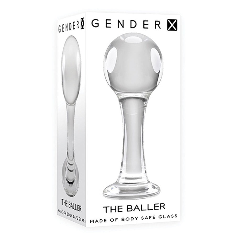 The Baller - Glass Plug Clear