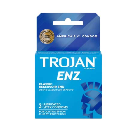 Trojan-Enz Lubricated Condoms Peachy and Banana Trojan-Enz Lubricated Condoms Peachy and Banana
