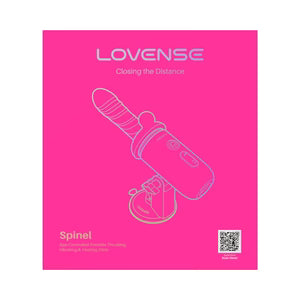 Lovense Spinel App-Controlled Portable Thrusting, Vibrating & Heating Dildo