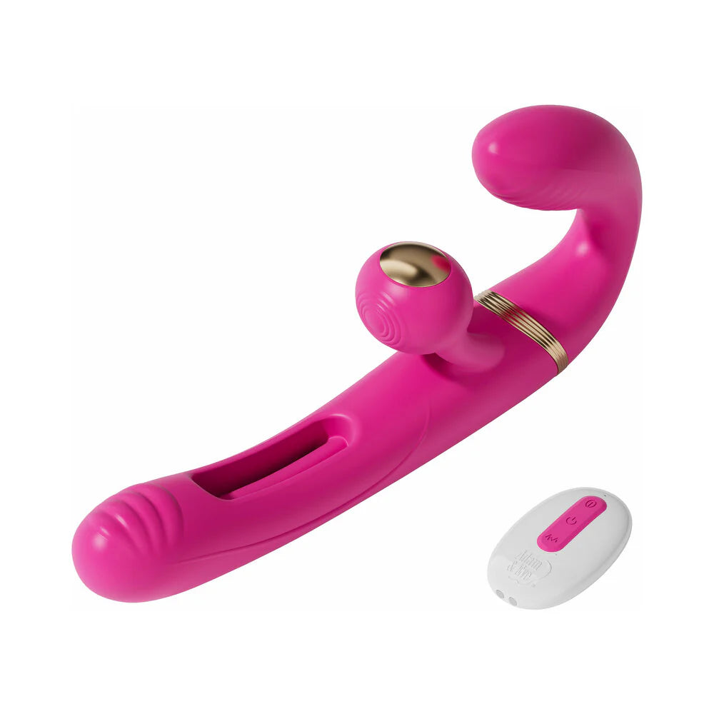 Adam & Eve Orgaz-Ohh-Matic - Strapless Strap-On Double-Ended Vibrator