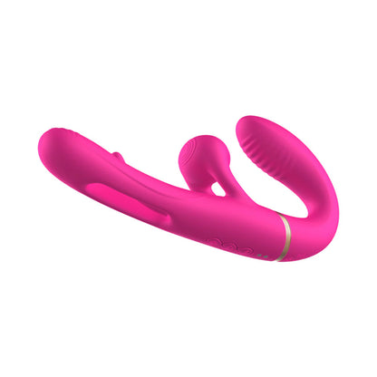 Adam & Eve Orgaz-Ohh-Matic - Strapless Strap-On Double-Ended Vibrator