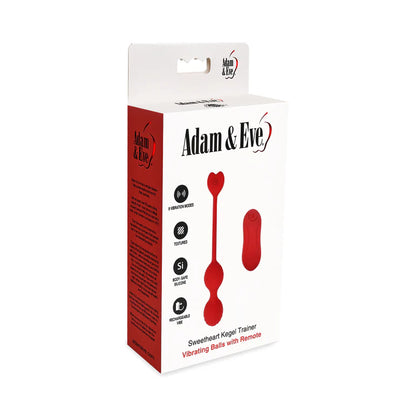 Adam & Eve Sweetheart Kegel Trainer — Vibrating Kegel Exerciser with Remote Control