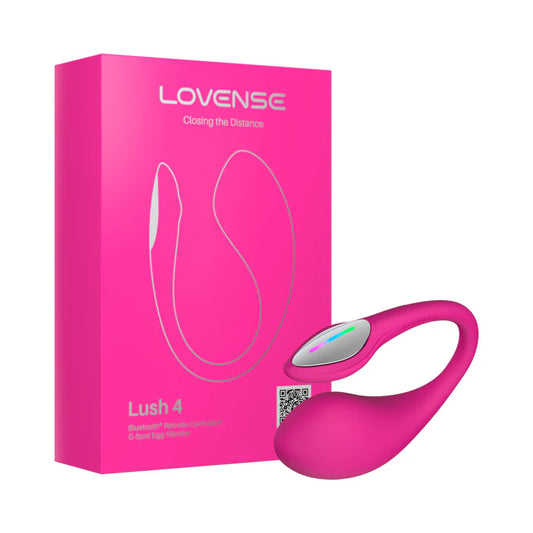 App Controlled! Lovense Lush 4 —The Bluetooth G-Spot Egg Vibrator