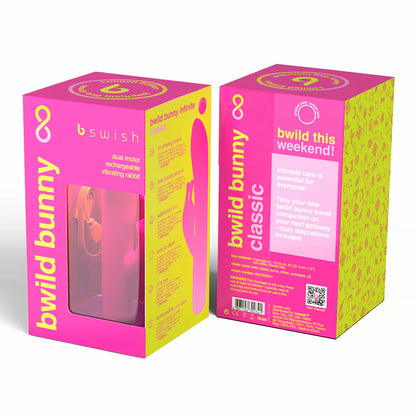 B Swish Bwild Bunny Infinite Classic Vibrator - Dual Stimulation Rabbit