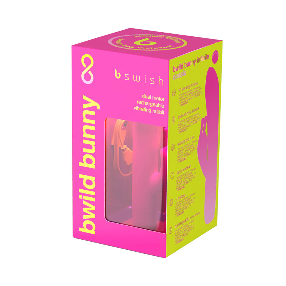 B Swish Bwild Bunny Infinite Classic Vibrator - Dual Stimulation Rabbit