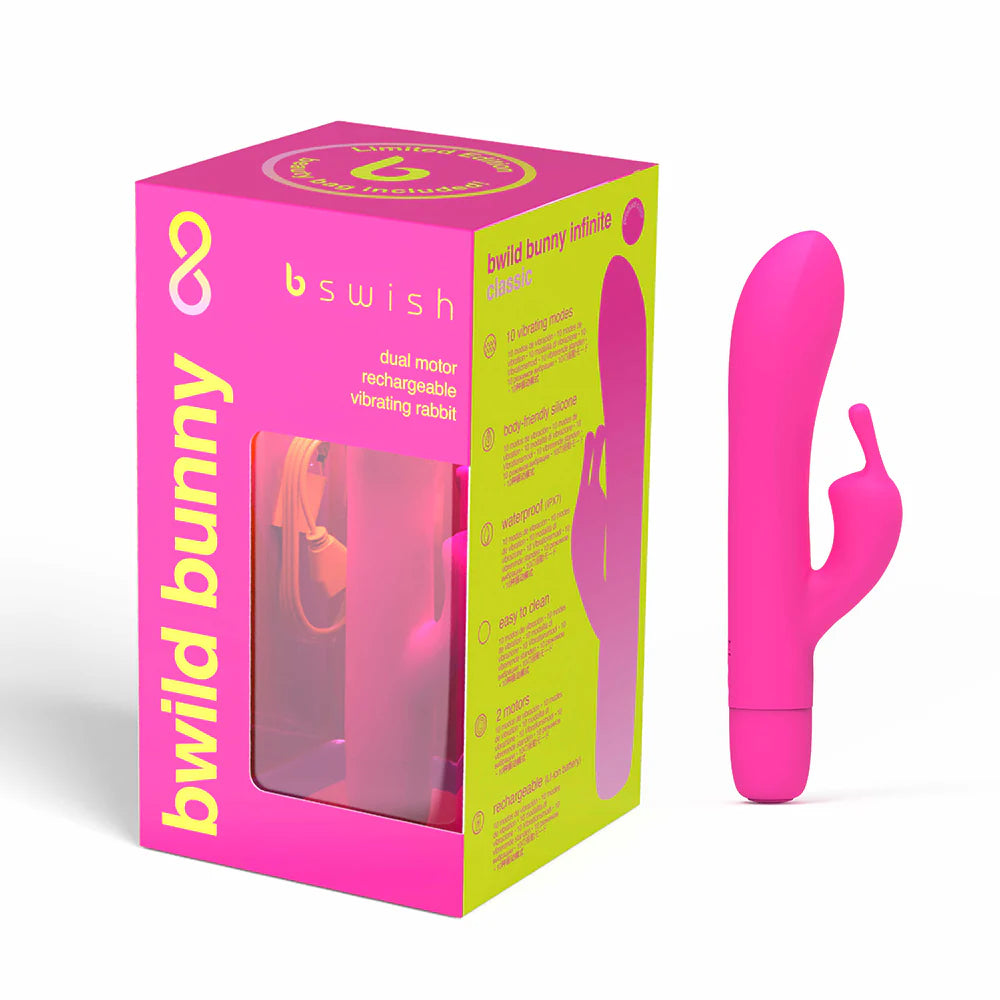 B Swish Bwild Bunny Infinite Classic Vibrator - Dual Stimulation Rabbit