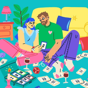Biird x Jouissance Club Together Couples Card Game