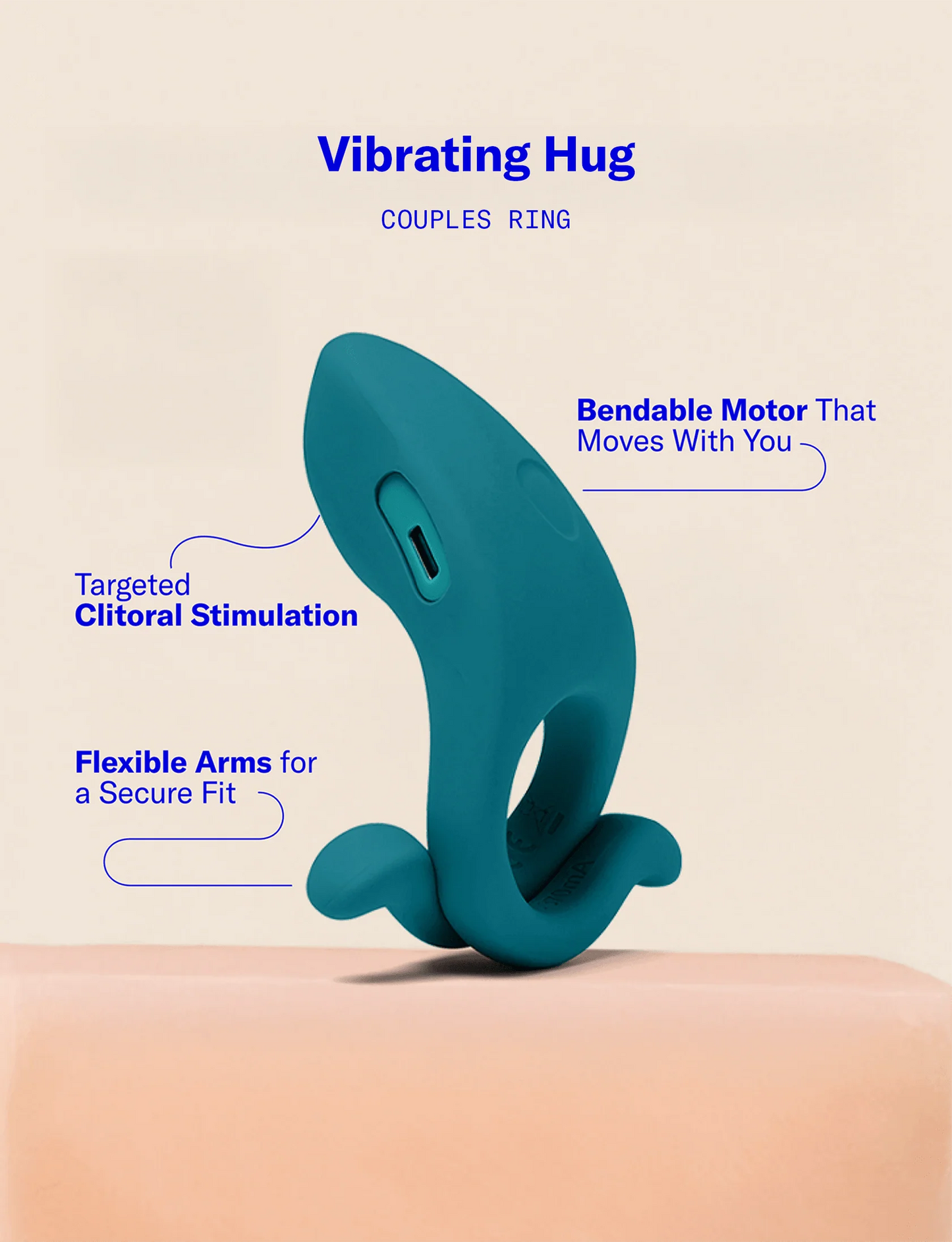 Dame - Hug Vibrating Couples Ring