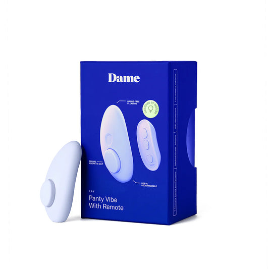 Dame Lay Hands-Free Panty Vibrator with Remote Control