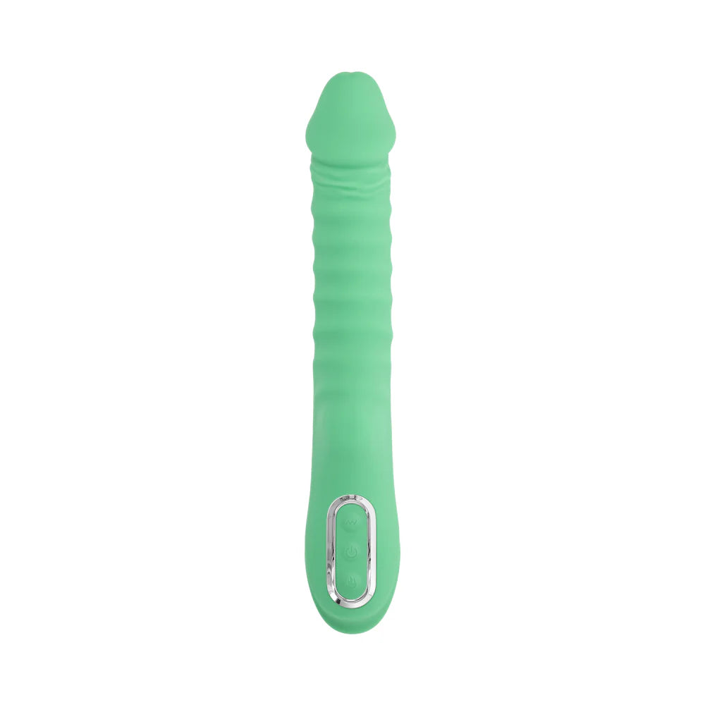 Evolved Full Throttle Rechargeable Warming Vibrator — Mint Green