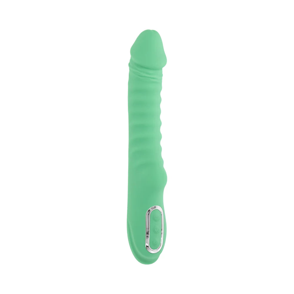 Evolved Full Throttle Rechargeable Warming Vibrator — Mint Green