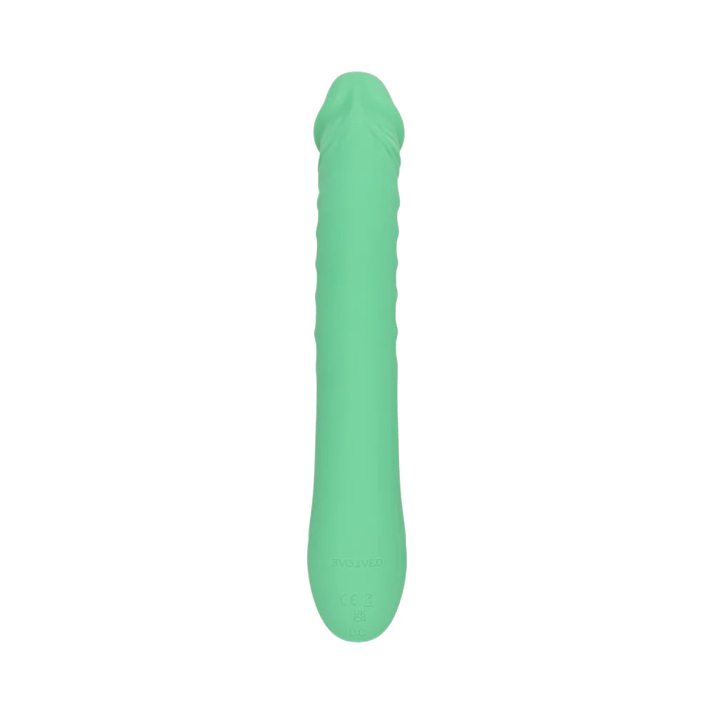 Evolved Full Throttle Rechargeable Warming Vibrator — Mint Green