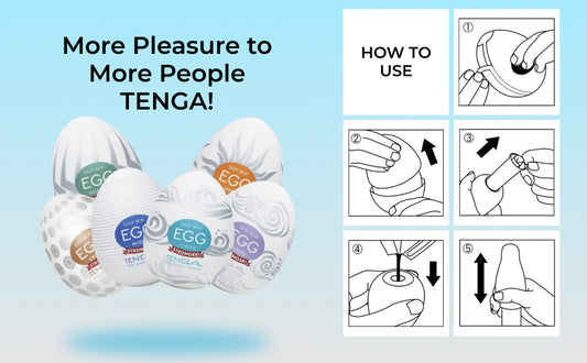 Famous Tenga Eggs | 6 Pack Disposable Male Masturbators