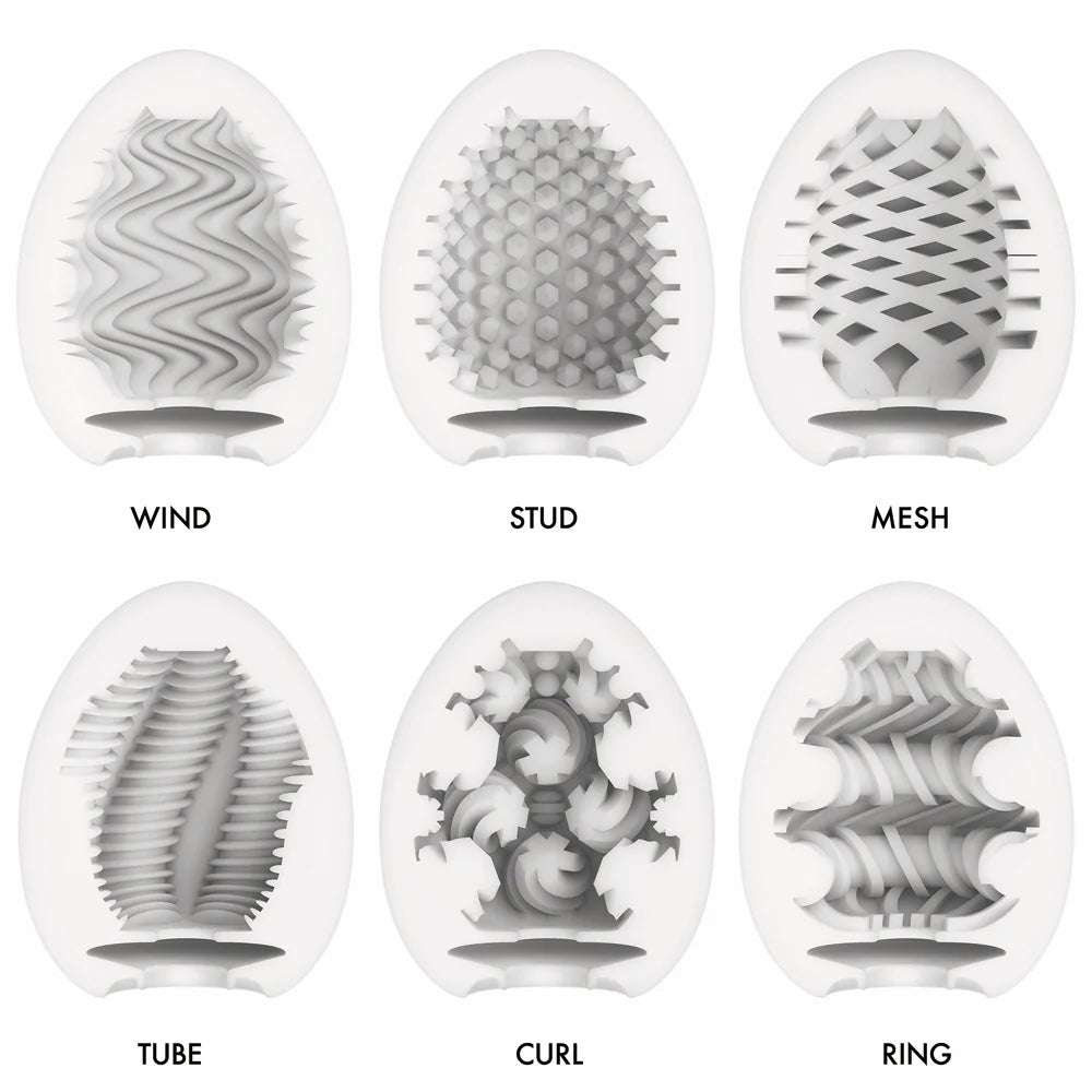 Famous Tenga Eggs | 6 Pack Disposable Male Masturbators