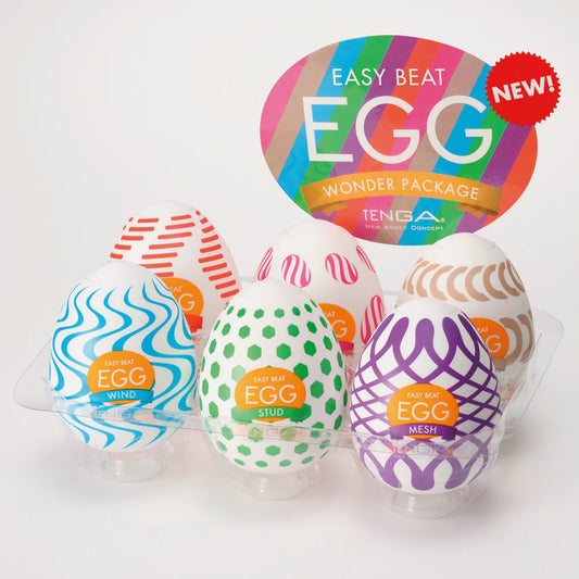 Famous Tenga Eggs | 6 Pack Disposable Male Masturbators