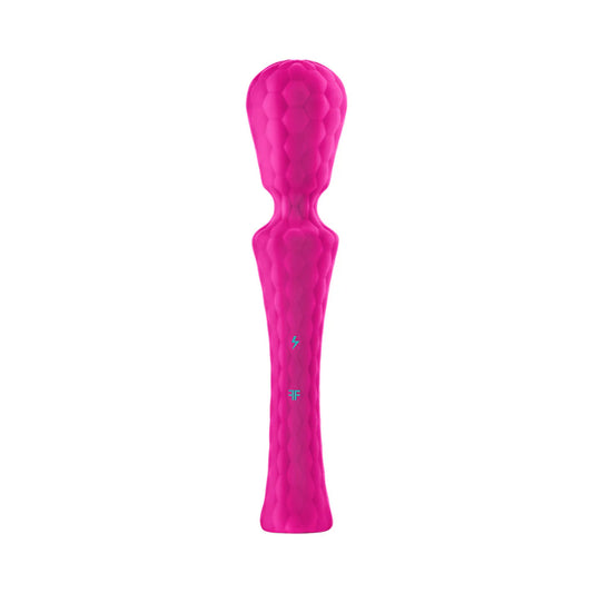 FemmeFunn Ultra Wand XL — Rechargeable Flexible Wand Vibrator & Body Massager Pink
