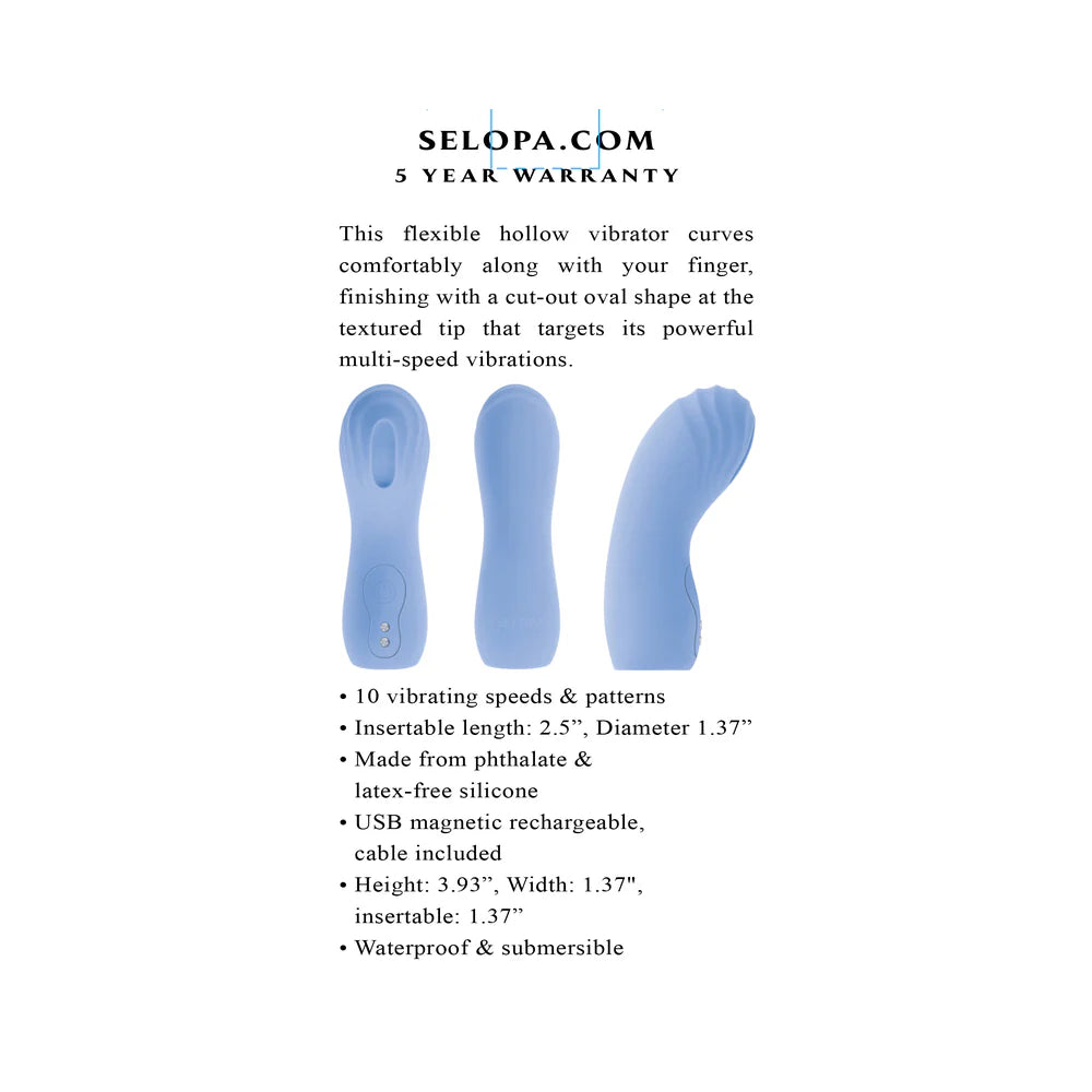 Finger Vibrator with Textured Tip – Selopa Good Point