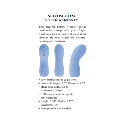 Finger Vibrator with Textured Tip – Selopa Good Point