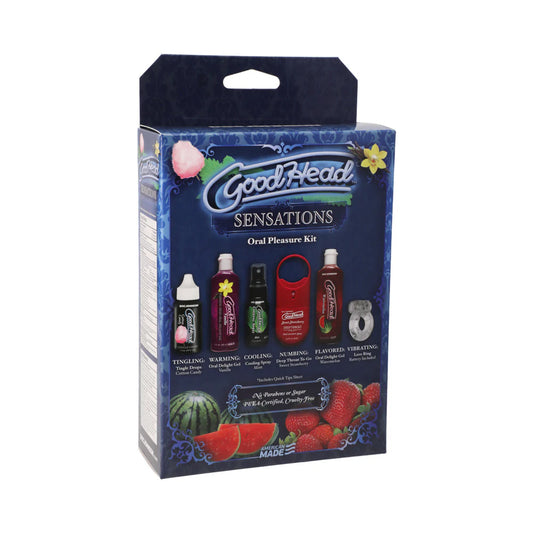 GoodHead Sensations Oral Pleasure Kit - 6 Piece Set