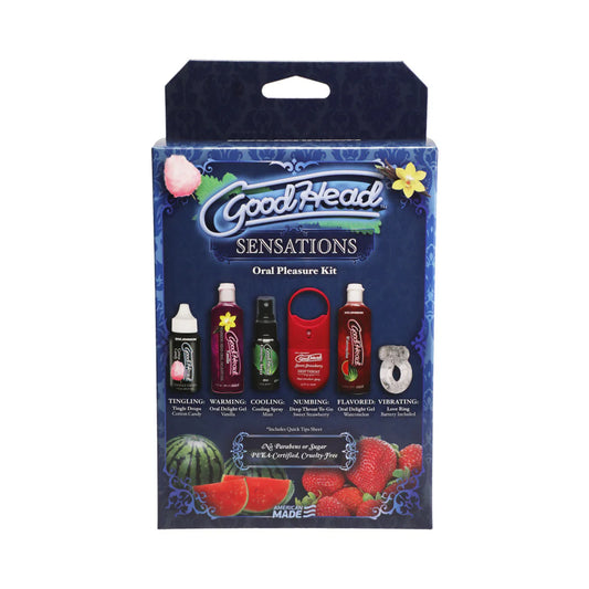 GoodHead Sensations Oral Pleasure Kit - 6 Piece Set