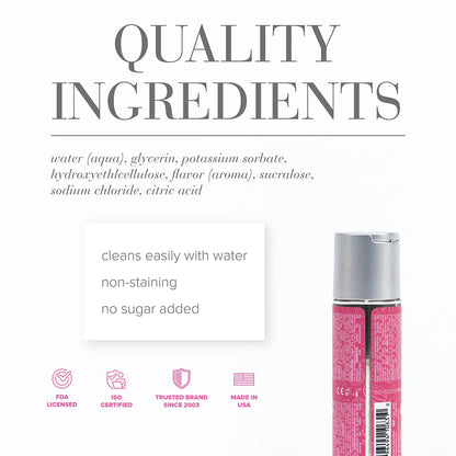 JO Candy Shop-Cotton Candy Flavored- Water-Based Lubricant 2 oz.