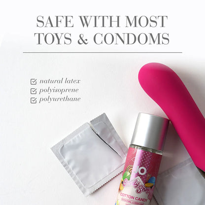 JO Candy Shop-Cotton Candy Flavored- Water-Based Lubricant 2 oz.