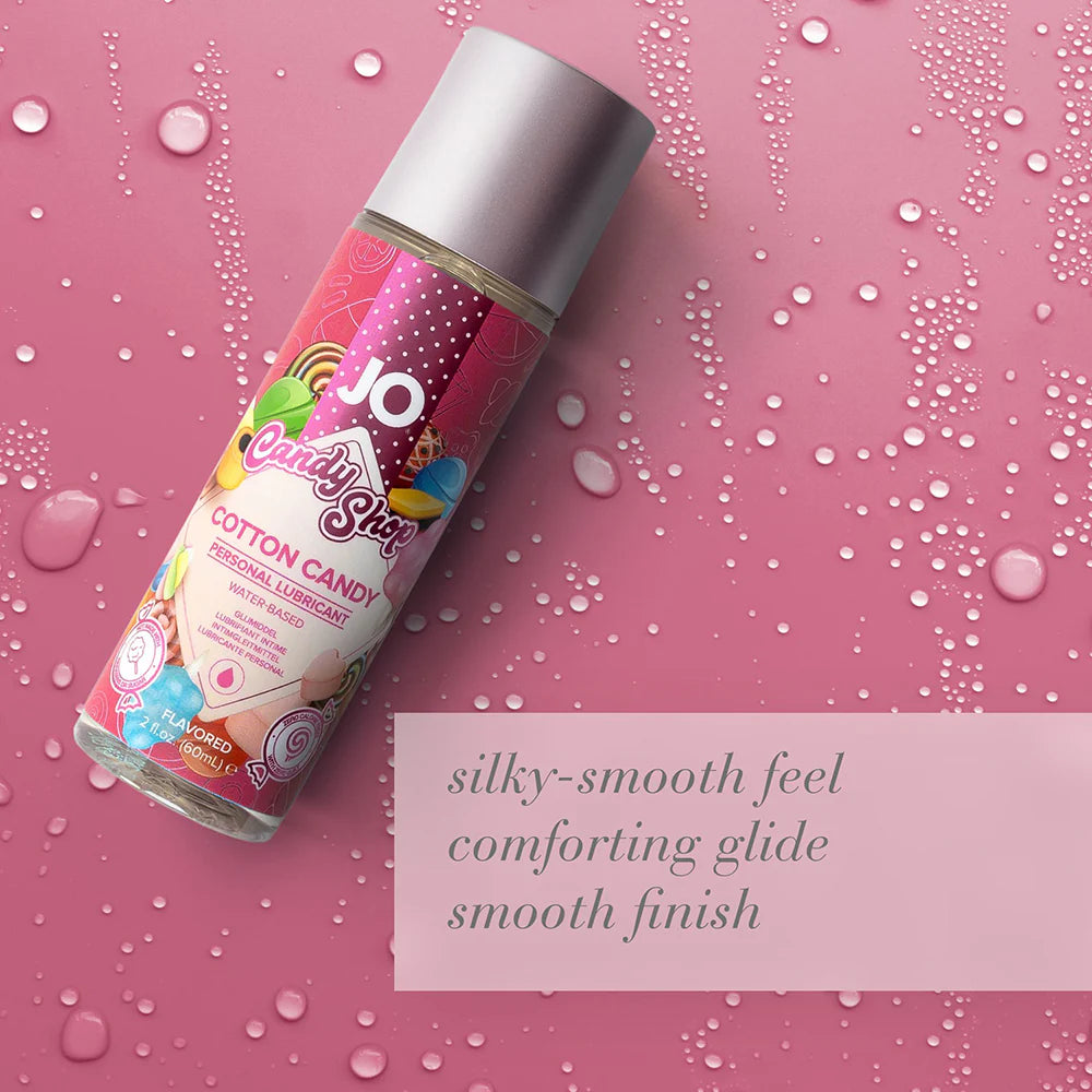 JO Candy Shop-Cotton Candy Flavored- Water-Based Lubricant 2 oz.