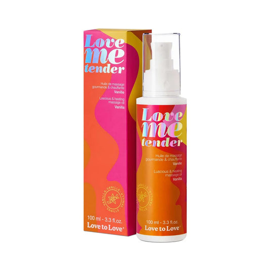 Love to Love Love Me Tender — Warming & Edible Vanilla Massage Oil 3.3 oz.