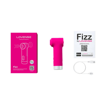 Lovense Fizz | Dual-Head Customizable Clitoral Vibrator | App Controlled