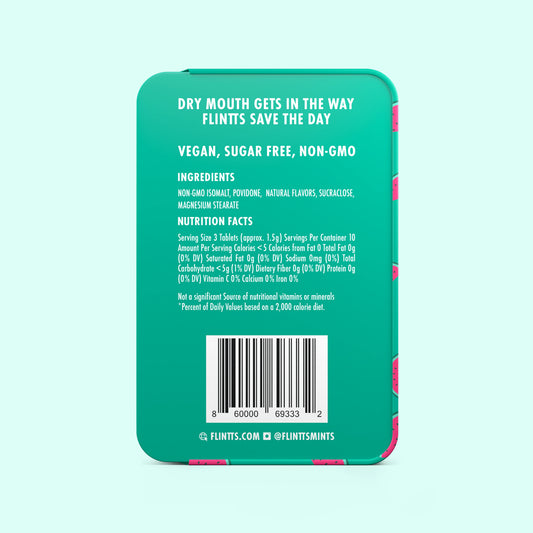 Mouth Watering Mints for Oral Play & Kissing- Flintts Mints Cool Watermelon -