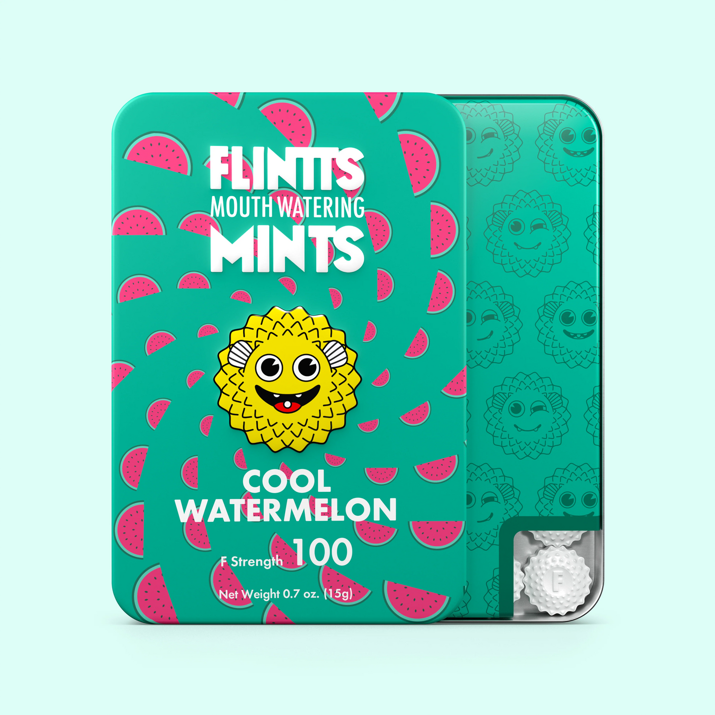 Mouth Watering Mints for Oral Play & Kissing- Flintts Mints Cool Watermelon -