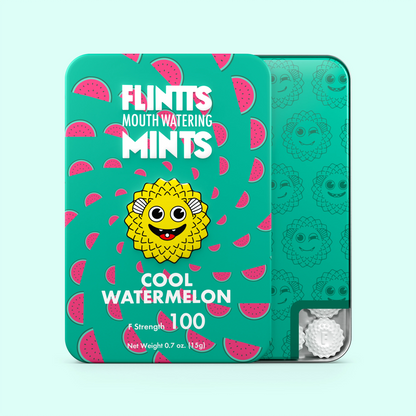Mouth Watering Mints for Oral Play & Kissing- Flintts Mints Cool Watermelon -